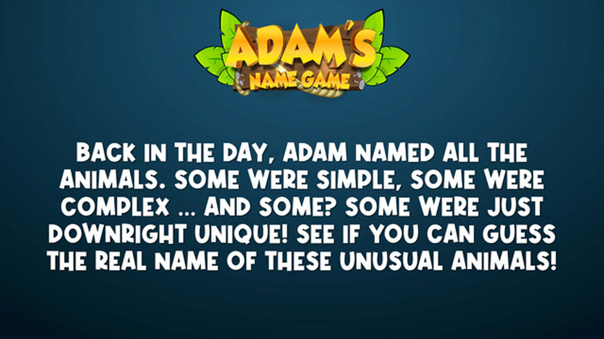 Adam's Name Game image number null